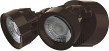 Nuvo 65/203 - LED Security Light; Dual Head; Bronze Finish; 3000K