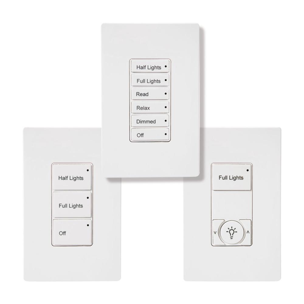 WIRELESS,4 BTN SML WALLSTATION,WHITE S3