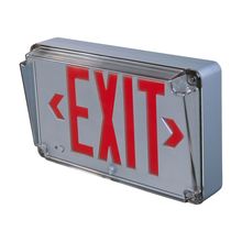Cooper Lighting Solutions UX61BKHAZ - RNG,DC,OUTDOOR EXIT,AC ONLY,SINGLE,BKHAZ