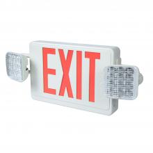 Cooper Lighting Solutions APCH7RSQ - PLASTIC LED COMBO RED, SQ HEADS, REM CAP
