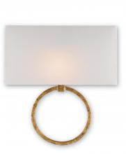 Currey 5902 - Porthole Gold Wall Sconce