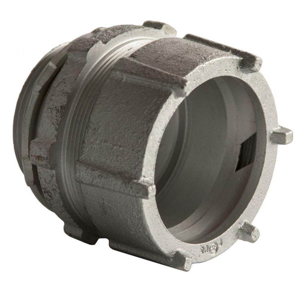 RGD/IMC COMPR CONNECTOR 3-1/2 IN M IRON
