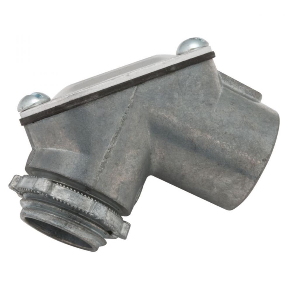 HANDY ELL CONNECTOR RGD 90 3/4 ZINC