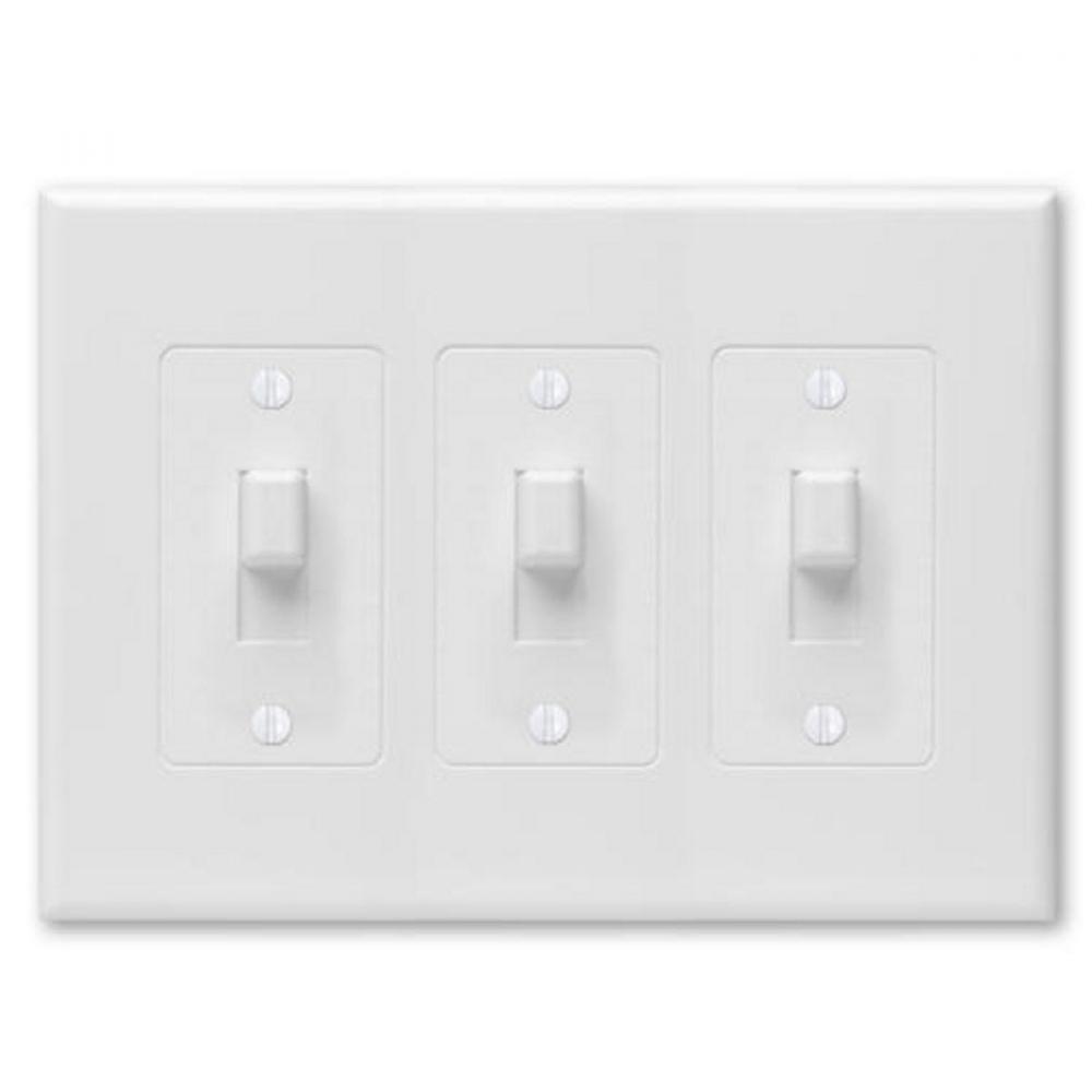 MASQUE REVIVE DECORA PLT WHT - (3)TOGGLE