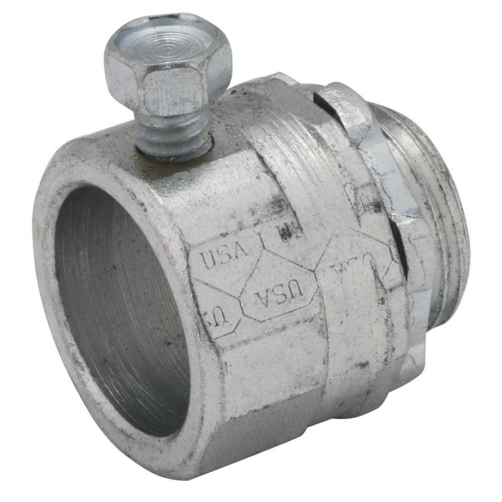 RGD/IMC SET SCREW CONNECTOR 1-1/4 IN STL