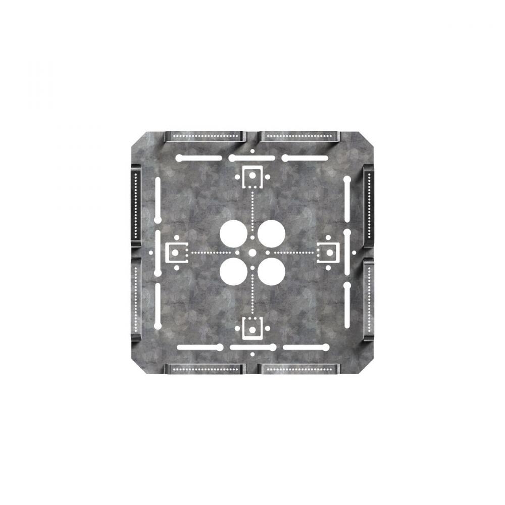 LANCED BOX/CONDUIT SUPPORT PLATE -12 IN