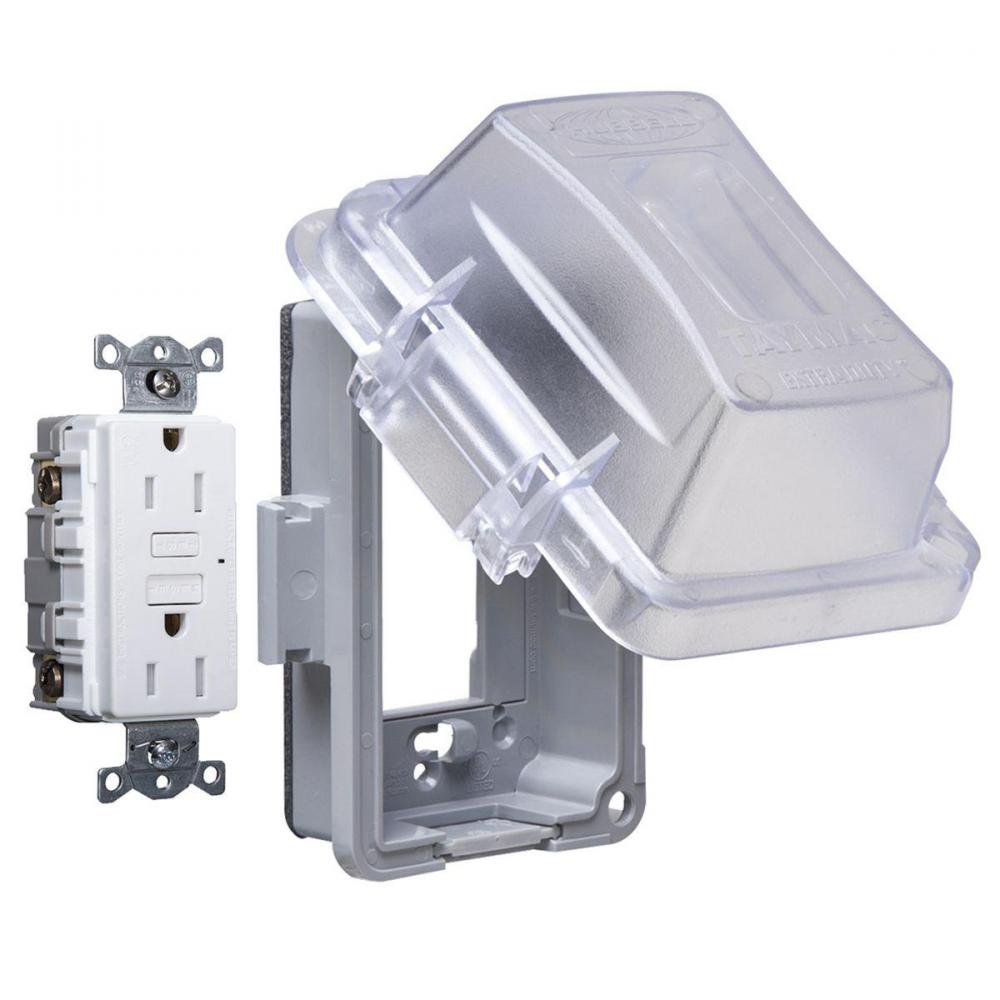 1G WP EXT DTY IN-USE CVR / ST GFCI COMBO