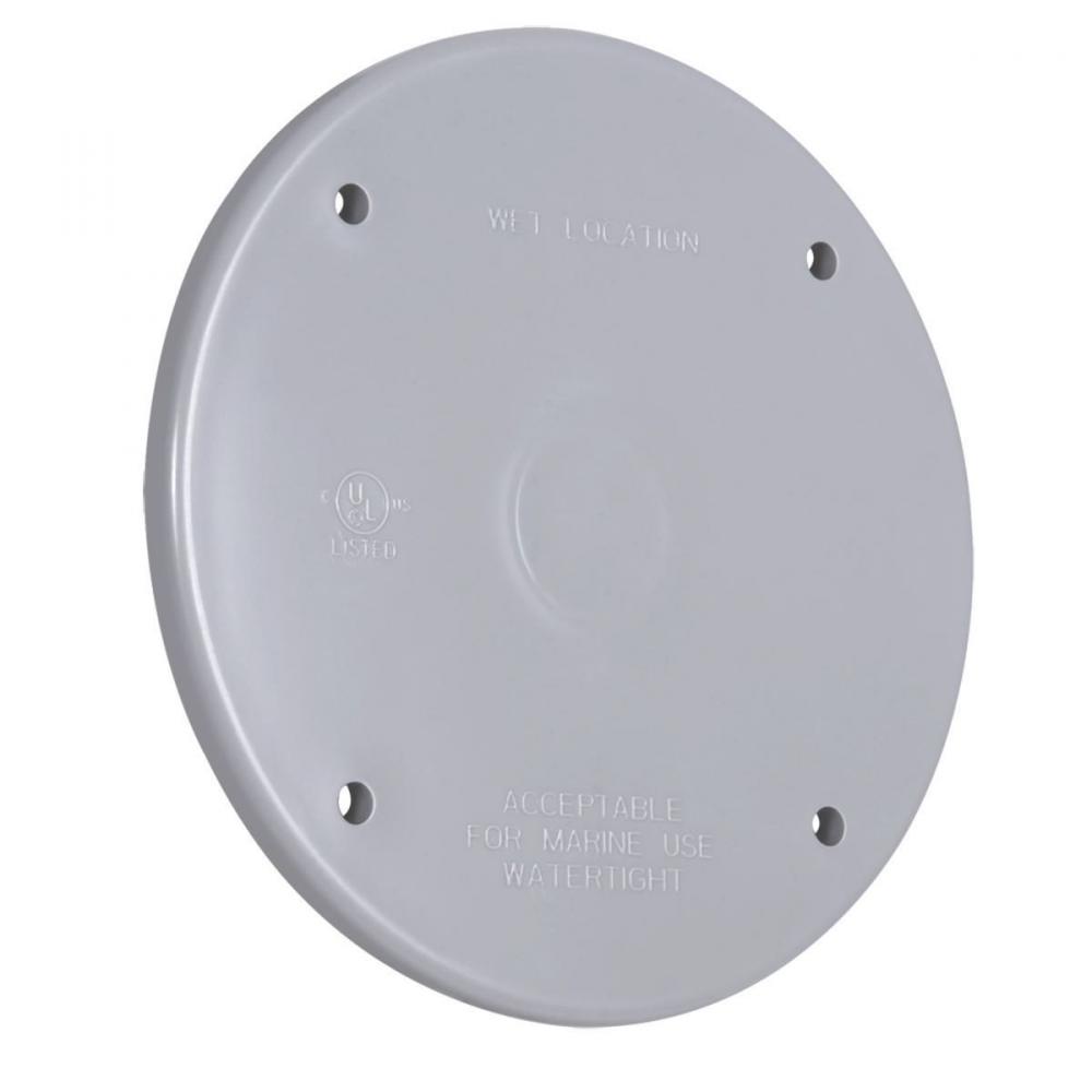 RND WP COVER BLANK NON METALLIC - GRAY