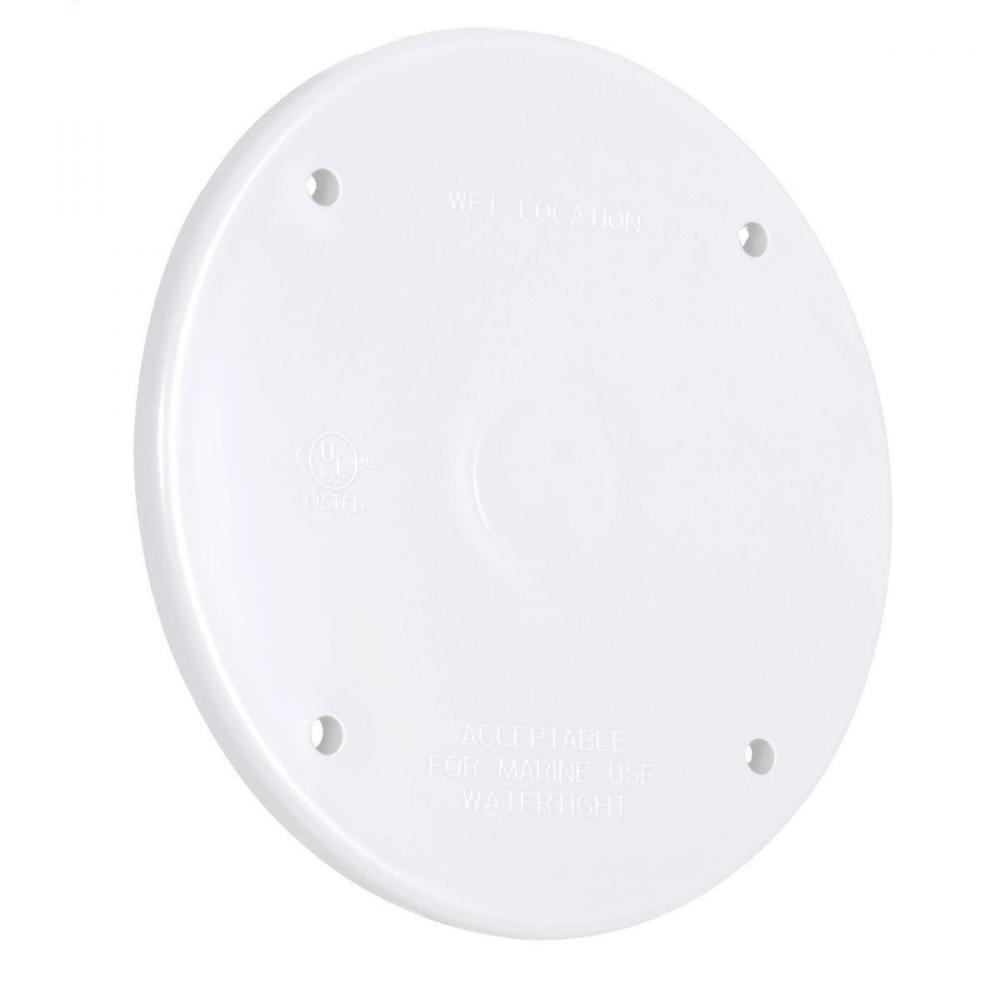 RND WP COVER BLANK NON METALLIC - WHITE