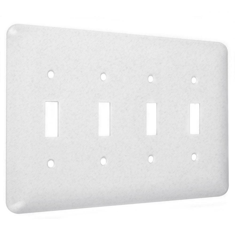 4G MAXI (4) TOGGLE WHITE TEXTURED