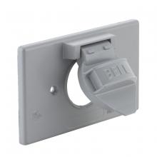 Raco-Taymac-Bell, a Hubbell affiliate 5152-0 - 1G HORIZONTAL WP COVER 1.406 DIA - GRAY