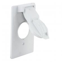 Raco-Taymac-Bell, a Hubbell affiliate 5155-6 - 1G VERT WP COVER 1.406 DIA - WHT CARDED