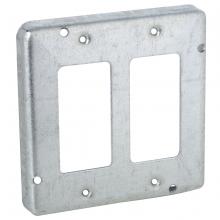 Raco-Taymac-Bell, a Hubbell affiliate 857 - 4-11/16 COVER TWO DEVICE - GFCI / GFCI