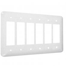 Raco-Taymac-Bell, a Hubbell affiliate WRTW-6R - 6G MAXI (6) DECORATOR WHITE TEXTURED