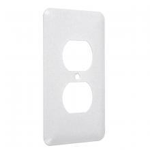 Raco-Taymac-Bell, a Hubbell affiliate WRTW-D - 1G PRINCESS DUPLEX WHITE TEXTURED