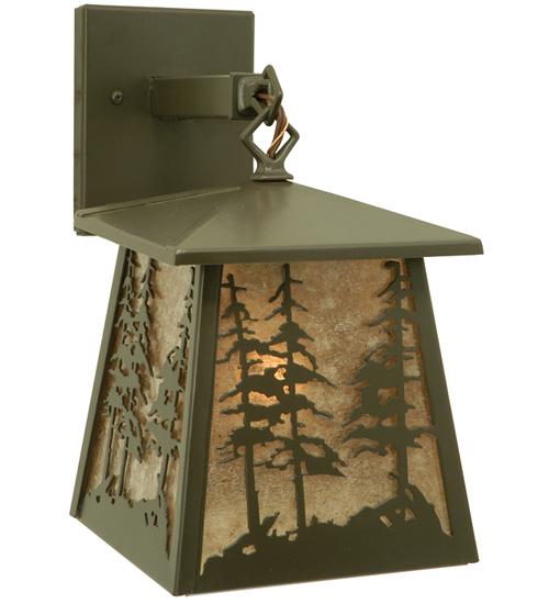 7&#34;W Stillwater Tall Pines Hanging Wall Sconce