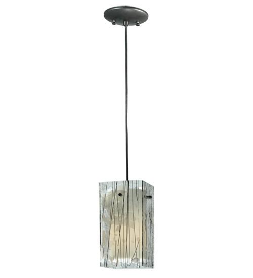 5&#34;Sq Metro Fusion Branches Quadrato Mini Pendant