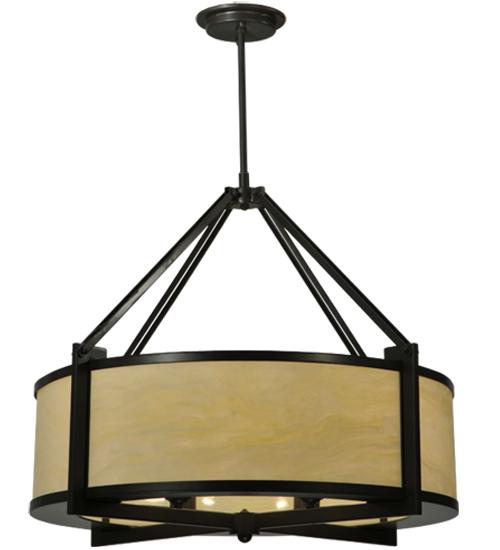 30&#34;W Cilindro Cross Hatch Pendant