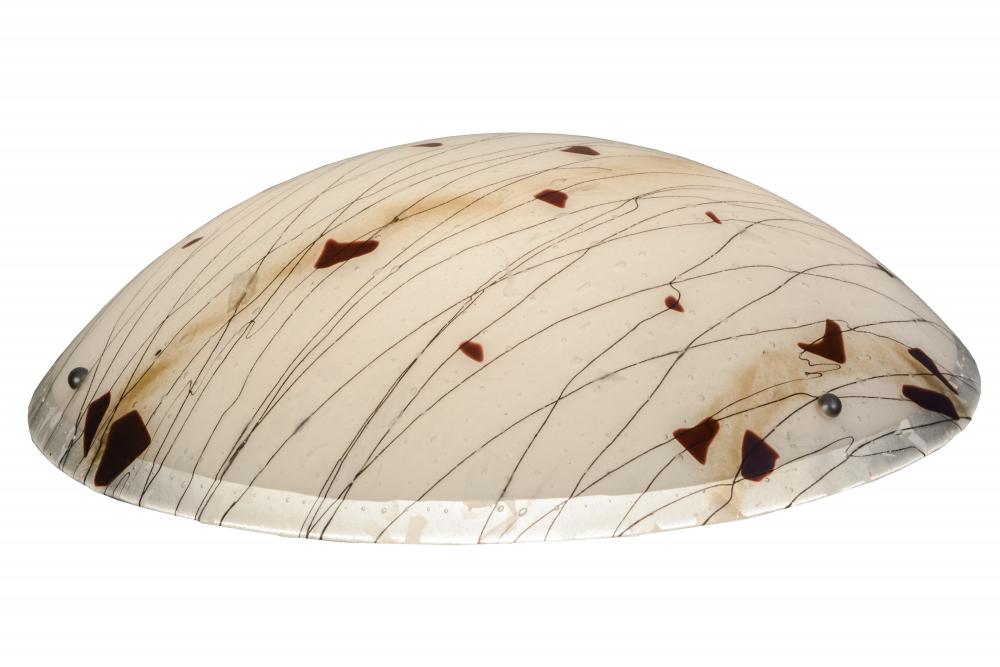 24&#34;W Metro Fusion Ramoscelli Glass Shade