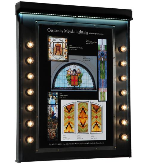 40&#34;W X 51&#34;H Tinseltown Movie Poster Lighted Display