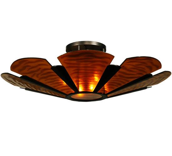 48.75&#34;W Metro Fusion Elite Glass Semi-Flushmount