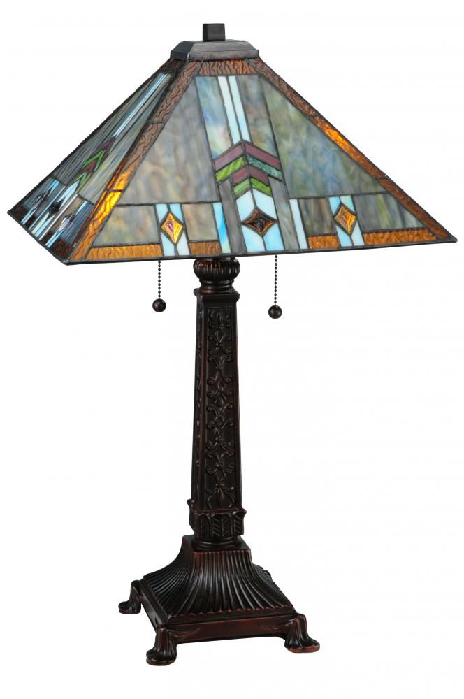 26&#34;H Prairie Wheat Sunshower Table Lamp