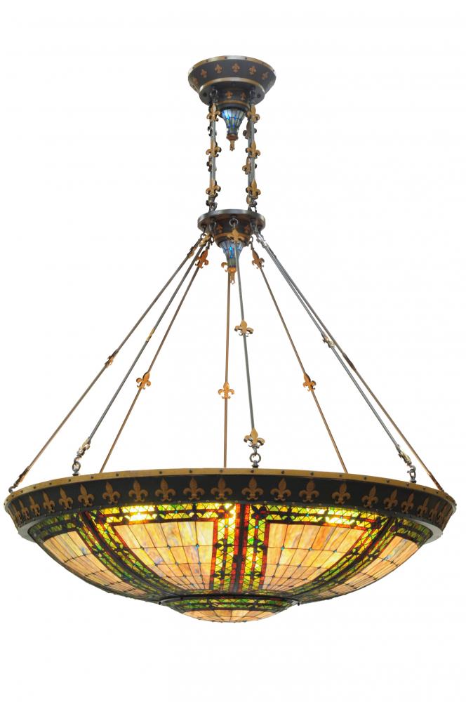 73&#34;W Fleur-de-lis Inverted Pendant