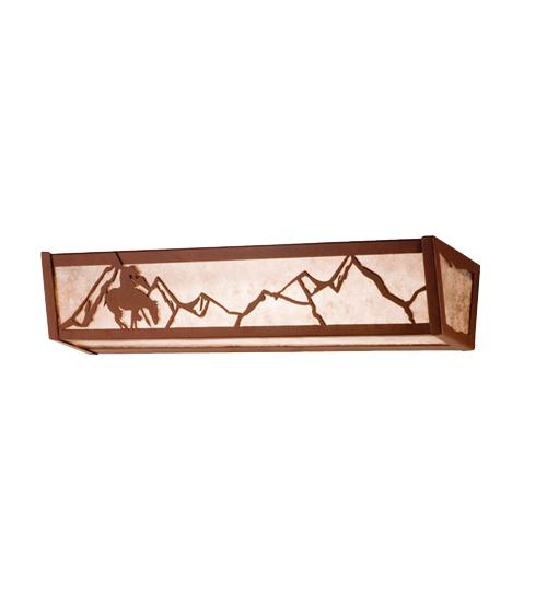 24&#34;W Trails End Vanity Light