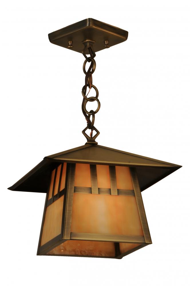 10&#34;Sq Stillwater Double Bar Mission Pendant