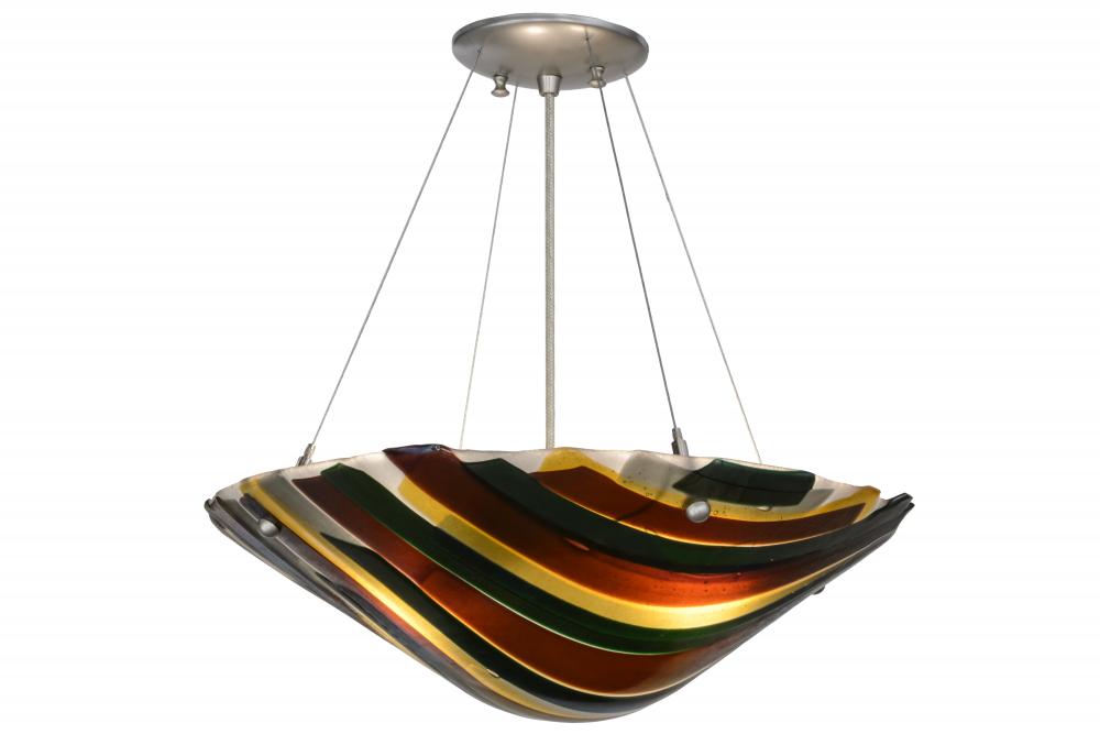 18&#34;W Metro Fusion Penna Di Pavone Pendant