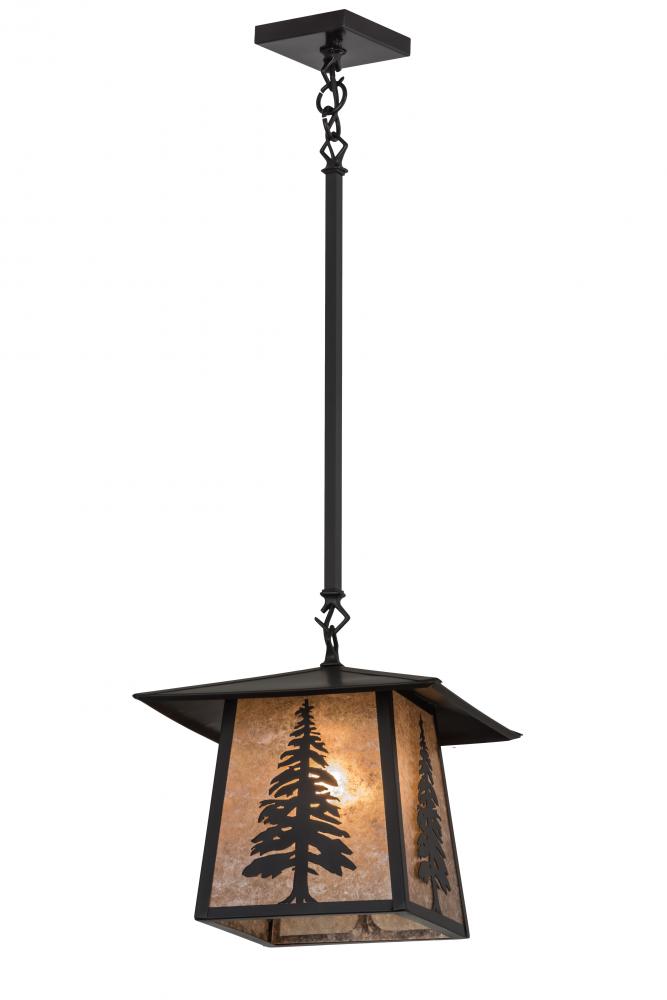 12&#34;Sq Stillwater Tall Pine Pendant