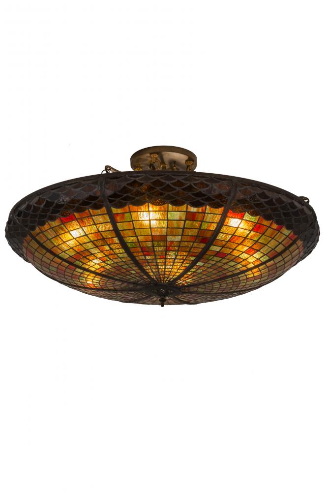 36&#34; Wide Acorn Semi-Flushmount