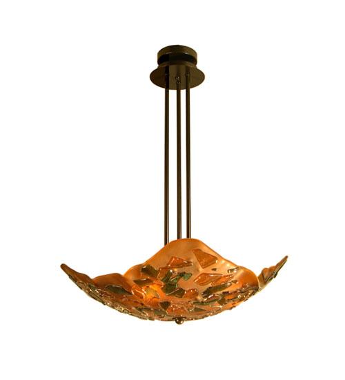 26&#34;W Metro Fusion Urban Camo Inverted Pendant