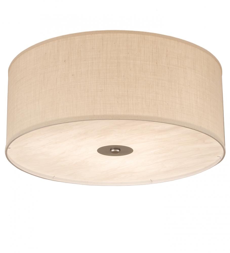30&#34; Wide Cilindro Textrene Flushmount