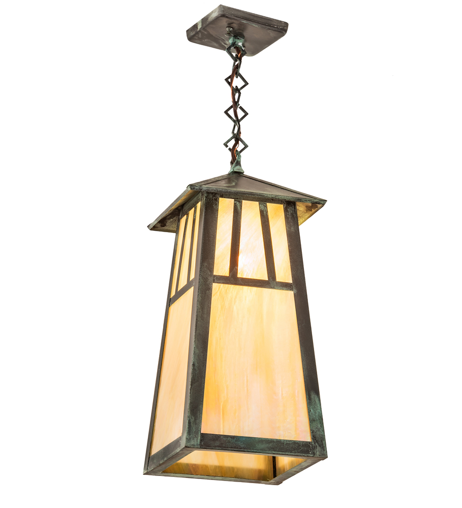 8&#34; Square Stillwater Double Bar Mission Pendant