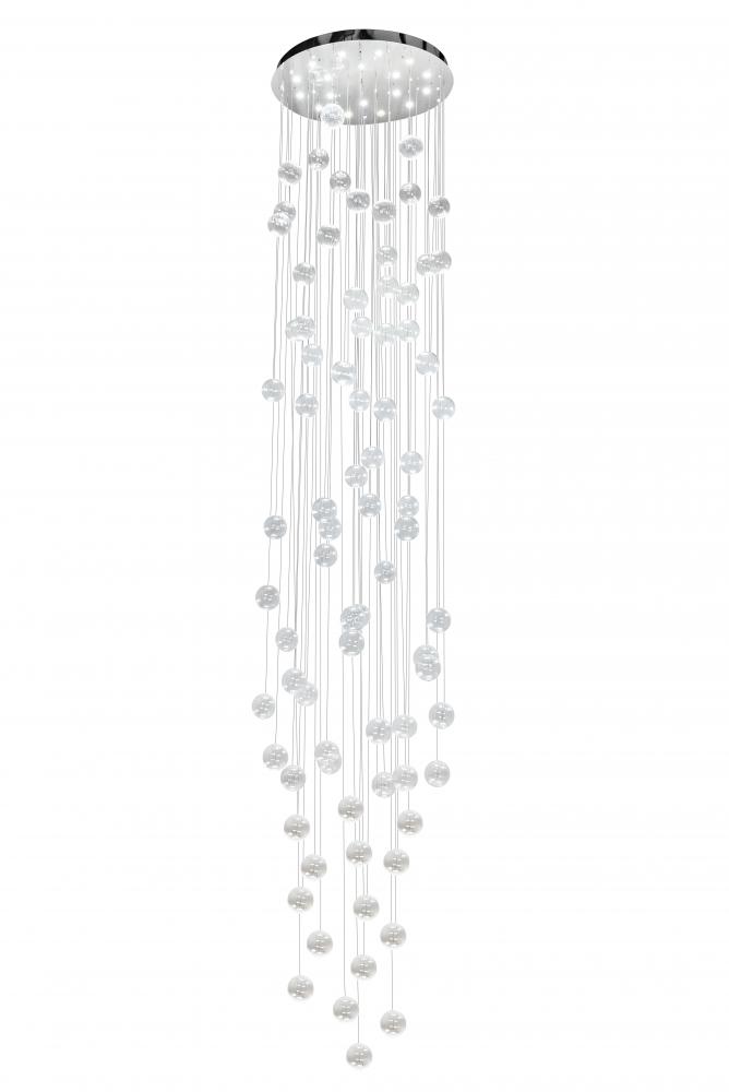 48&#34; Wide Bola Cascading Pendant