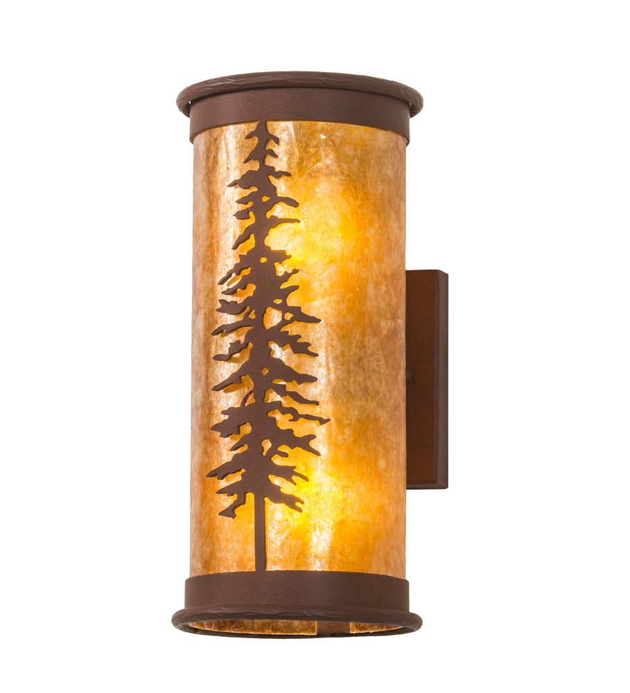 6&#34; Wide Tall Pines Wall Sconce