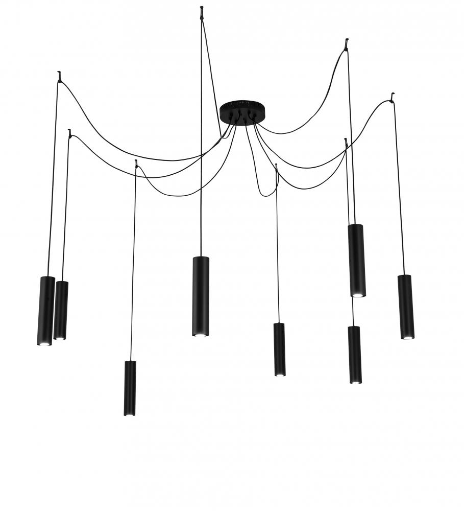 120&#34; Wide Castiliolite 8 Light Cascading Pendant