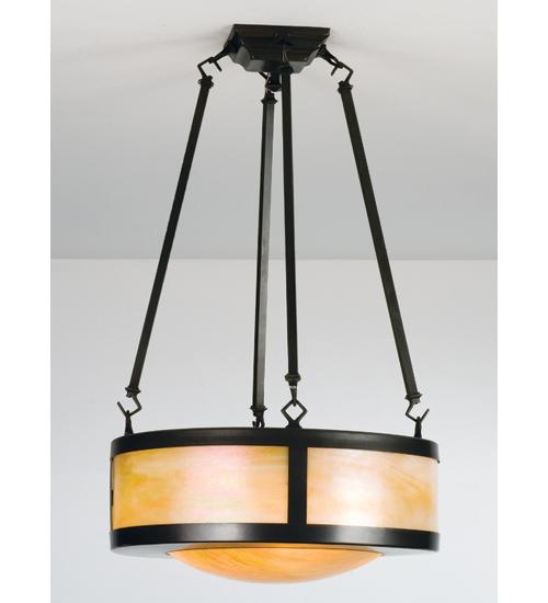 18&#34; Wide Pomona Semi-Flushmount