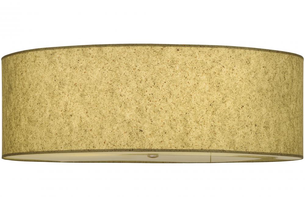36&#34; Wide Cilindro Textrene Flushmount