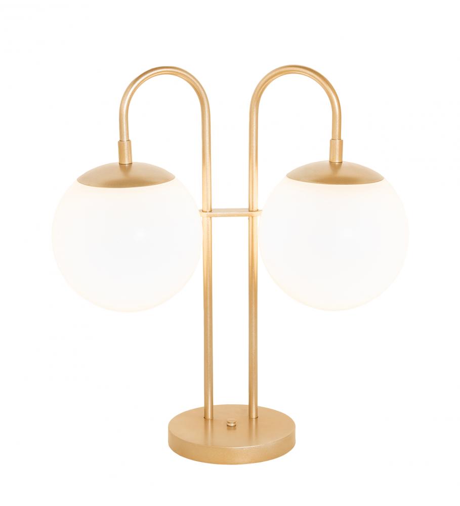 21&#34; High Bola Deux 2 Light Table Lamp