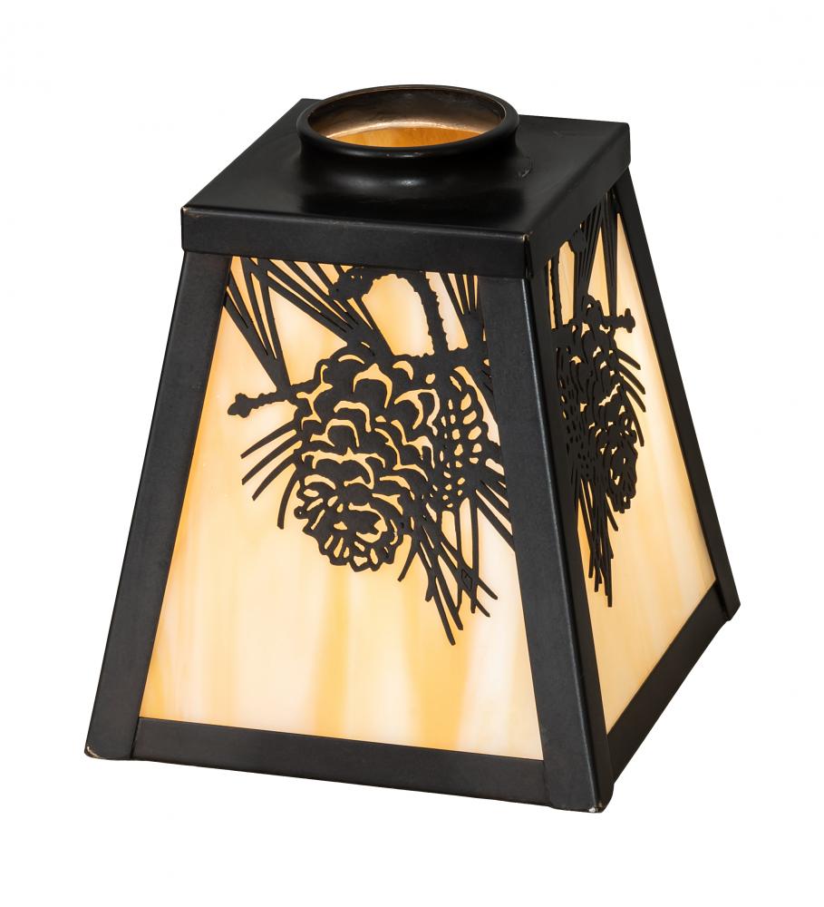5.5&#34; Square Winter Pine Shade