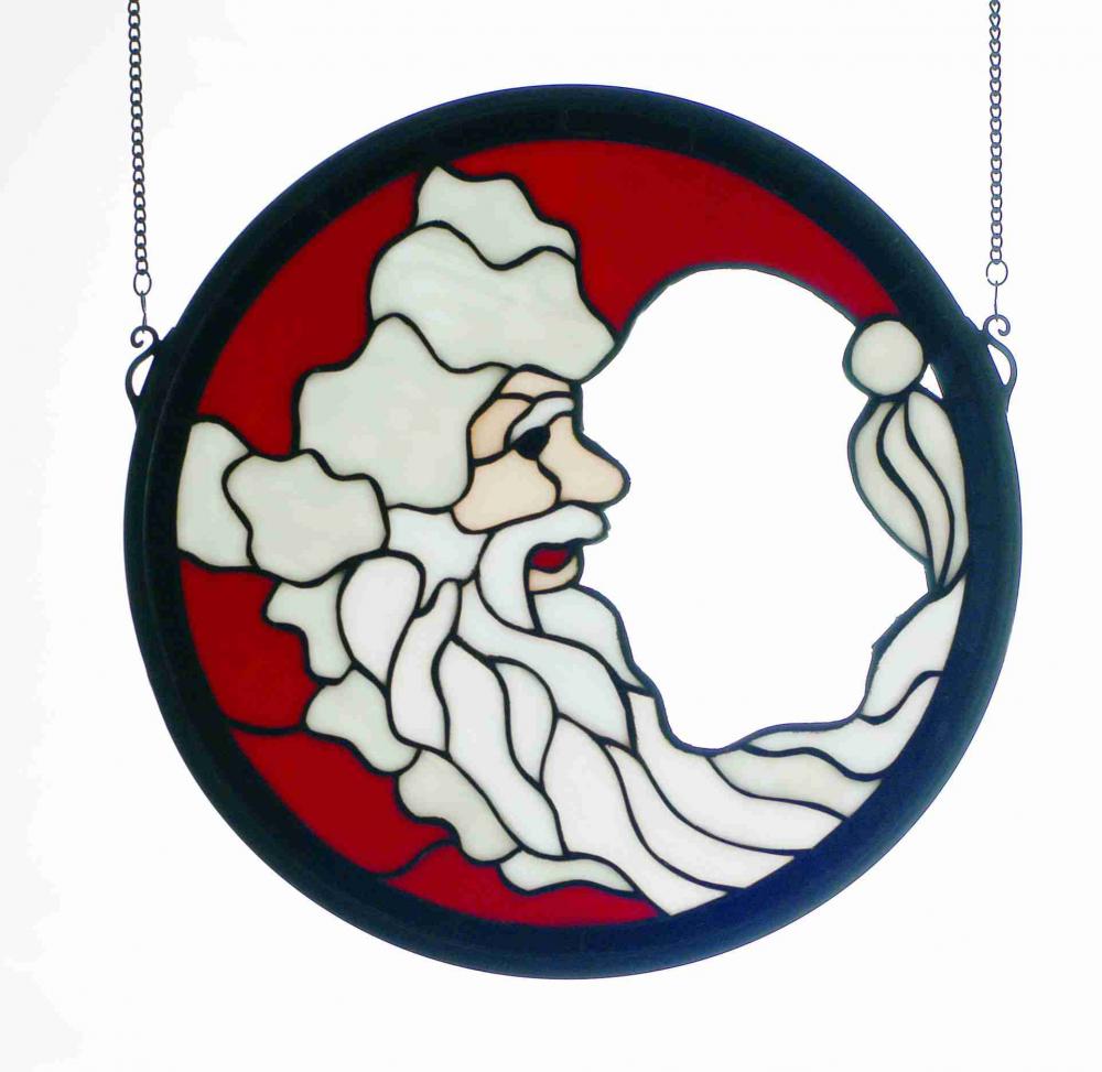 15&#34; Wide X 15&#34; High Santa Claus Window