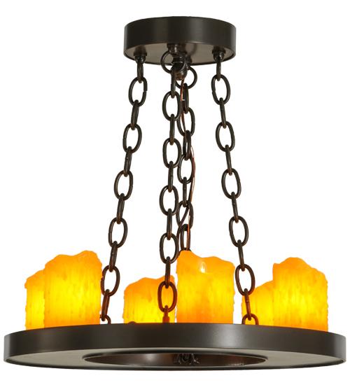 18&#34; Wide Loxley 6 Light Chandelier