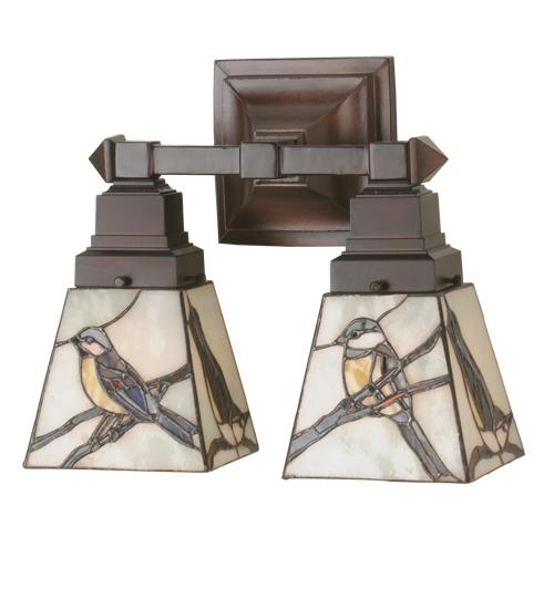 12&#34;W Backyard Friends 2 LT Wall Sconce