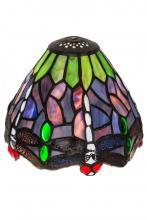 Meyda White 10527 - 7&#34; Wide Hanginghead Dragonfly Shade