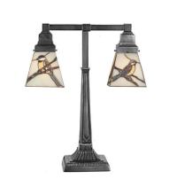 Meyda White 107400 - 19.5&#34;H Backyard Friends 2 LT Table Lamp