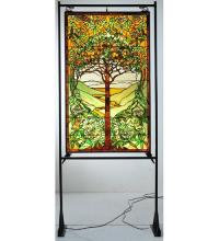 Meyda White 108834 - 34&#34;W X 78&#34;H Tiffany Tree of Life 3 LT Lighted Display