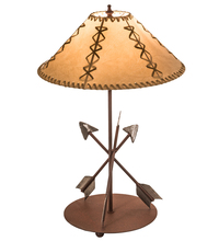 Meyda White 109374 - 23&#34; High Arrowhead Table Lamp