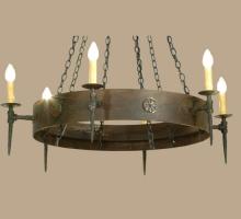 Meyda White 112812 - 47&#34; Wide Warwick 6 Light Chandelier